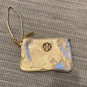 Tory Burch Gold Wristlet